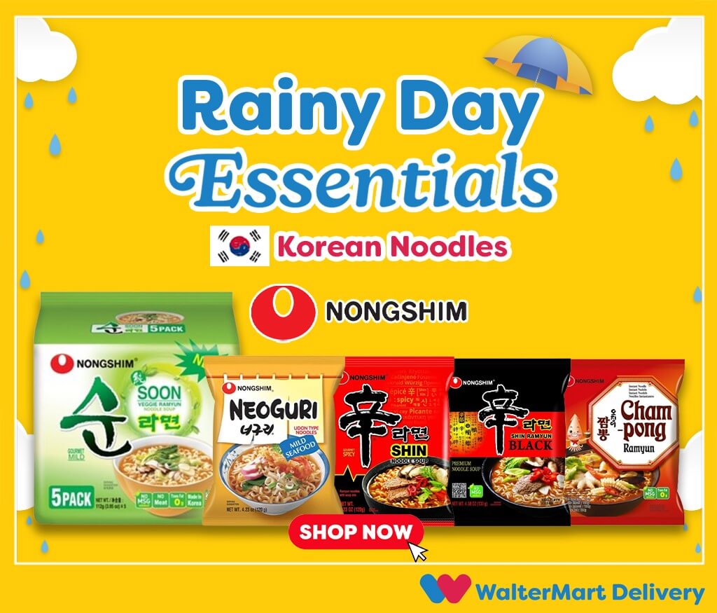 Rainy Days, Korean Noodles, Nongshim, Neoguri