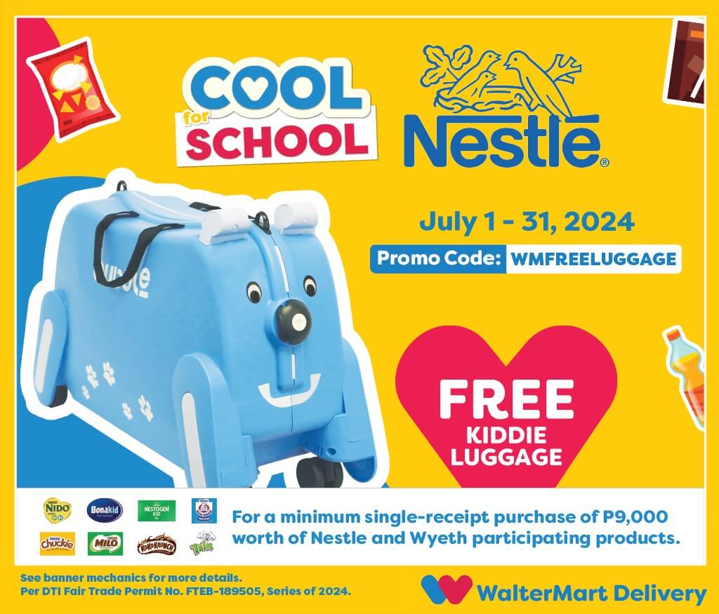 Free Kiddie Luggage, Nestle, Wyeth, Baby, Cool for School