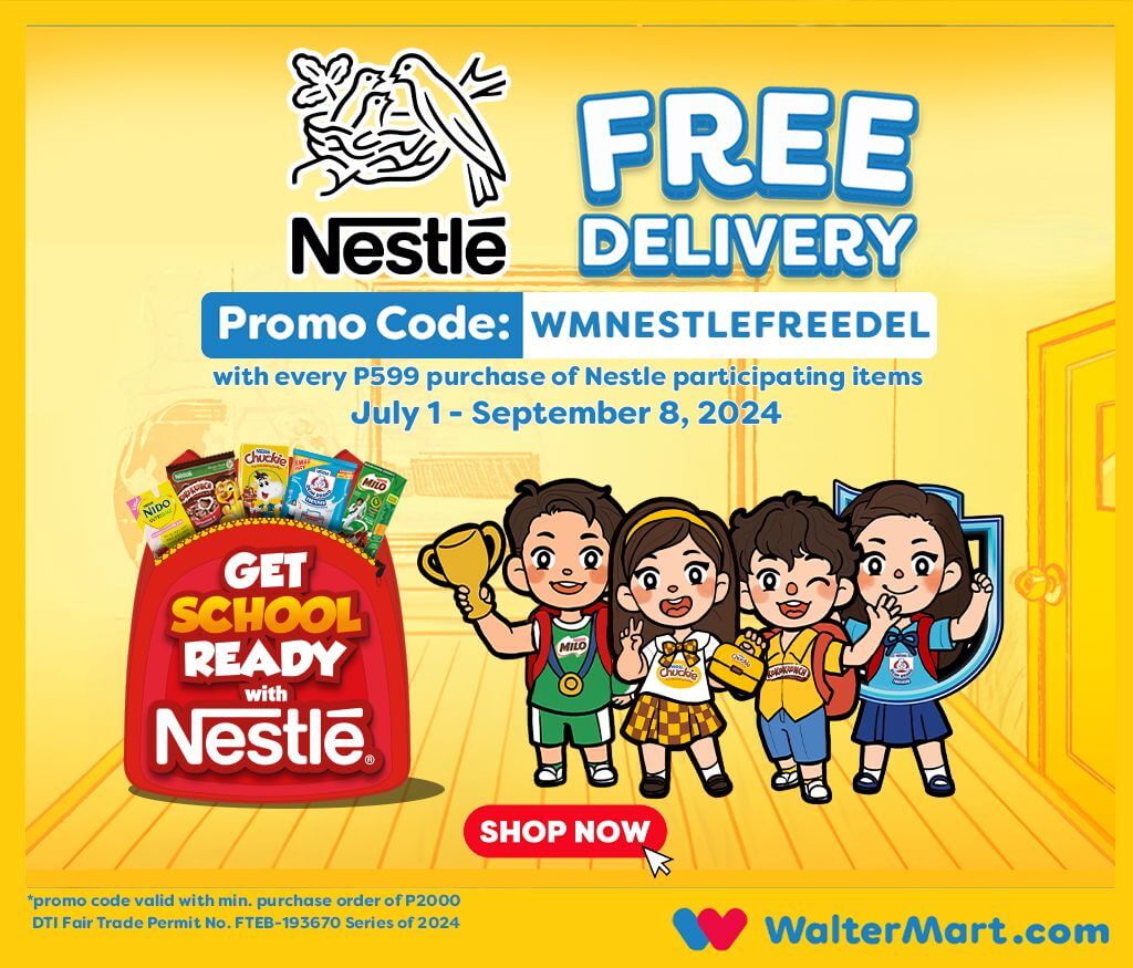 Free Delivery, Nestle, Back To School