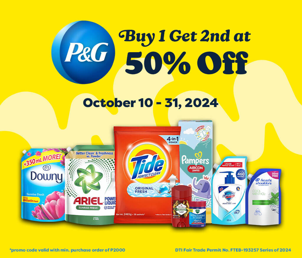 P&GBuy1get2ndat50%off