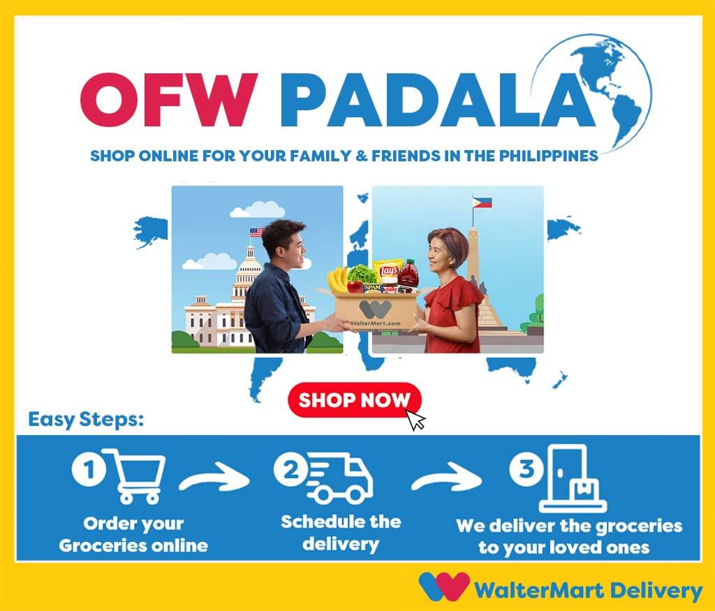 Grocery Delivery, Same Day Delivery, Online Delivery, OFW Padala, United States, Canada, Australia, Qatar, Padala, OFW, country