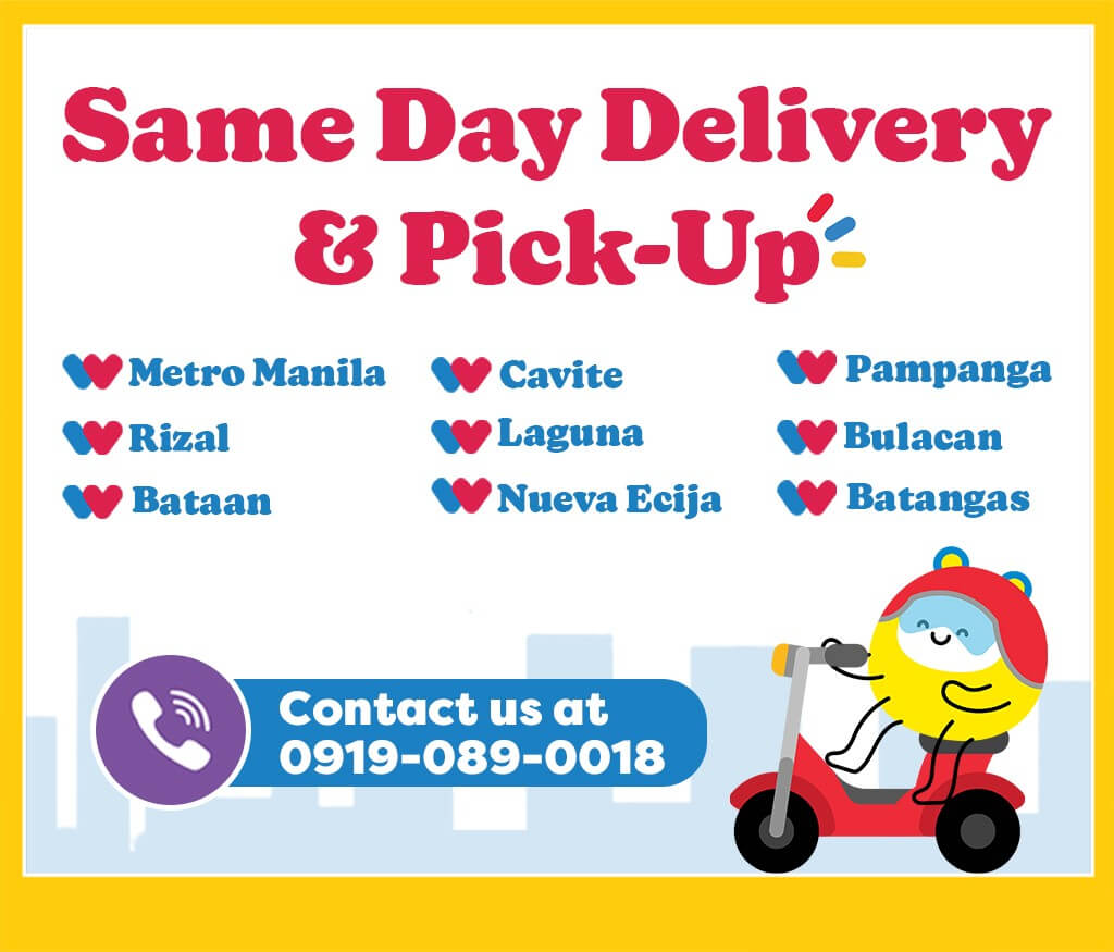 Free Item, Same Day Delivery, BDO, Credit Card, Debit Card