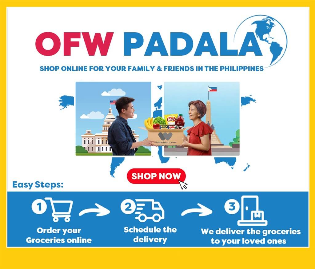 Grocery Delivery, Same Day Delivery, Online Delivery, OFW Padala, Countries